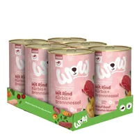 WOW.Pet WJ00400BE dogs moist food Nettle, Beef, Pumpkin Junior 400 g