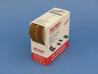 FASTECH Klettband-Box Coffee - Produkttyp: Klettband - Ausstattung Kabelmanagement: Standard-Klettband zum Nähen - Detailfarbe: Coffee - Breite: 20 mm - Länge: 5 m - Material: Polyamid (PA)