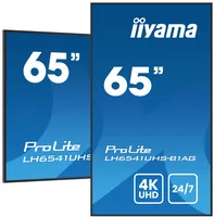 iiyama 65 Professional Digital Signage Display with 4K UHD resolution and 24/7 operating time