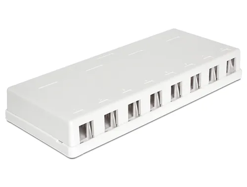 DELOCK Keystone Leergehäuse 8-Port