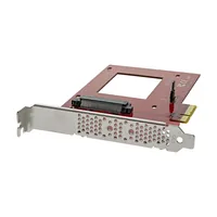 StarTech.com U.2 auf PCIe Adapter für 2,5" U.2 NVMe SSD - SFF 8639 - 4x PCI Express 3.0 - NVMe PCIe Adapter - U.2 PCIe Karte - Schnittstellenadapter - 2.5" (6.4 cm)