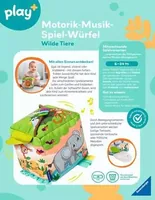 play+ Motorik-Musik-Spiel-Würfel: Wilde Tiere - Material: Kunststoff - Detailfarbe: Mehrfarbig - Alter ab: 6 Monate