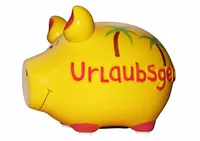 G. Wurm Spardose Urlaubsgeld 12.5 x 9 x 9 cm - Breite: 12.5 cm - Höhe: 9 cm - Länge: 9 cm - Produkttyp Geschenke: Spardosen - Motiv: Urlaub