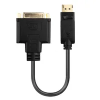 LINDY Video Adapter -  DP 1.2 -  DP-DVI M-F -  anthrazit -  DVI-D