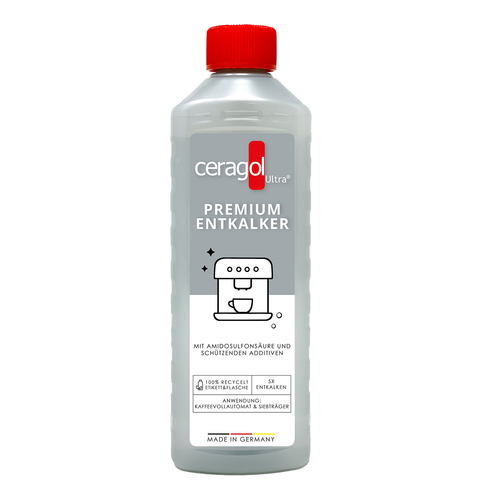 Ceragol Entkalkungsmittel Premium Entkalker 500 ml - Packungsgrösse: 0.5 l - Eigenschaft: Flüssig - Einsatzgebiet: Kaffeemaschinen - Natürlich Leben: Keine Besonderheiten