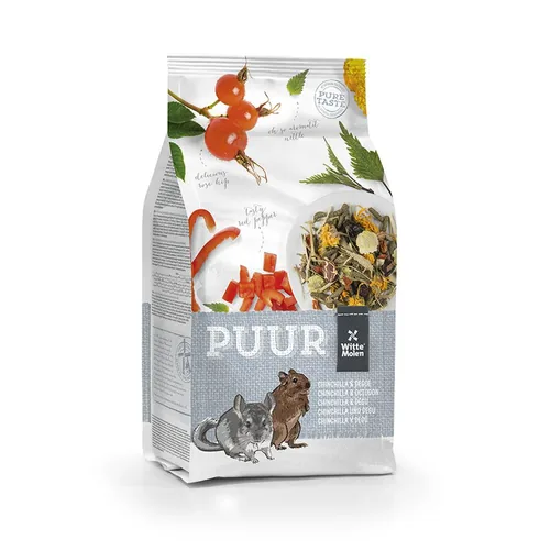 Witte Molen Hauptfutter Puur Gourmet-Müsli für Chinchilla & Degu, 500 g - Nagetierart: Degu - Chinchilla - Verpackungsgrösse: 0.5 kg - Tierart: Nager