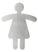 Durable Women's WC Symbol Silver