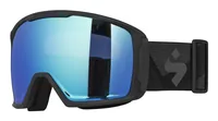Sweet Protection Skibrille Clockwork RIG Reflect Goggle – Lens Aquamarine - Brilleneigenschaft: Kopfband - Verstellbare Passform - Brillenglasfarbe: Blau - Detailfarbe: Schwarz - Zielgruppe: Erwachsene - Form: Zylindrisch - Nachhaltigkeit: Nicht angegeben