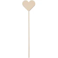 Rico Design Holzartikel Herz gefüllt, 26 x 5 cm - Breite: 5 cm - Höhe: 26 cm - Länge: 0 cm - Produkttyp: Aufsteller