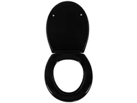 COCON Toilettensitz mit Absenkautomatik Schwarz - Breite: 37.1 cm - Länge: 44.4 cm - Detailfarbe: Schwarz
