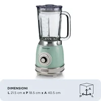 Standmixer Vintage green, Glasbecher