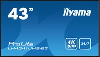 iiyama Public Display ProLite LH4341UHS-B2 42.5 - Bildschirmdiagonale: 42.5  - Auflösung: 3840 x 2160 (Ultra HD 4K) - Bildschirmhelligkeit: 500 cd/m² - Seitenverhältnis Bildschirm: 16:9 - Betriebsdauer im Dauerbetrieb: 24/7 - Schnittstellen: RJ-45 (LAN) -