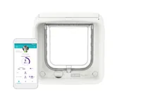 SureFlap Freilauftür Connect mit Mikrochip-Erkennung - Material: Kunststoff - Detailfarbe: Weiss - Tierart: Katze - Produkttyp: Freilauftüren