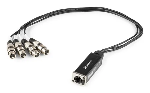 PD Connex Audio-Kabel CX192 XLR 3 Pole, female - RJ45 0.7 m - Kabeltyp: Audio Kabel - Audioanschluss Seite A: XLR 3 Pole - female - Audiokanäle: Stereo - Audioanschluss Seite B: RJ45 - Detailfarbe: Schwarz - Länge: 0.7 m