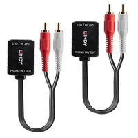 LINDY Stereo Audio Extender Cat.56 500m 2x RCA