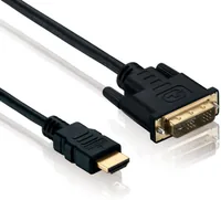 PureLink Anschlusskabel, HDMI Stecker/ DVI-D 18+1 St, FULL HD, BASIC,1,5m, schw