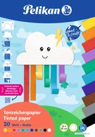 PELIKAN Tonzeichenpapier 101585 Rainbow 23x33 cm, 120 g/m2