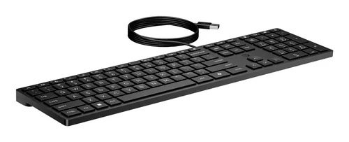 HP 320K Wired Keyboard tastiera Ufficio USB Nero