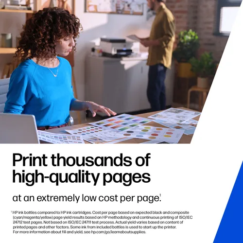 HP GT52 Yellow Original Bottled Ink Cartridge for DeskJet GT SeriesPrinters
