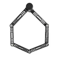 Kryptonite Veloschloss KryptoLok 685, Ø 6 mm - Schlossart: Faltschloss - Länge: 850 mm - Schliesssystem: Schlüssel - Sportart: Velo - Farbe: Schwarz
