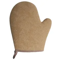 MSV 145834 wash cloth/mitt Brown Polyester