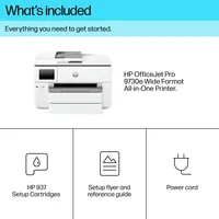 HP OfficeJet Pro 9730e WF AiO Printer Getto termico d'inchiostro A3 4800 x 1200 DPI 22 ppm Wi-Fi
