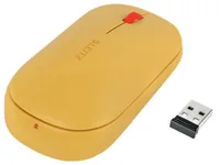 Leitz Workplace Maus Cosy Kabellose Warmes Gelb - Maus-Typ: Standard - Bedienungsseite: Universal - Maus Features: Abwasch-/desinfizierbar - Detailfarbe: Orange - Senfgelb - Schnittstelle: Bluetooth - USB-A - Verbindungsart: Kabellos
