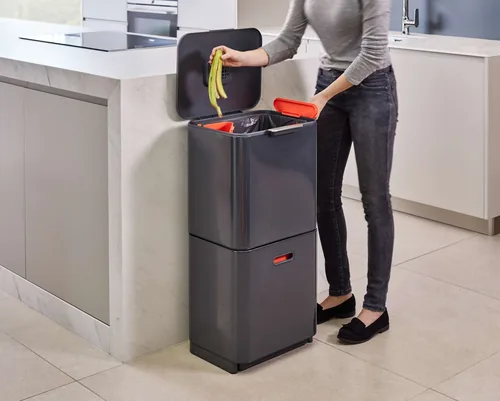 Joseph Joseph Mülleimer Totem 60 L Graphit