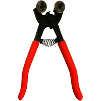 Creativ Company Mosaikszange Rot/Schwarz - Breite: 0 mm - Länge: 150 mm - Verpackungseinheit: 1 Stück - Material: Stahl - Kunststoff - Detailfarbe: Rot - Schwarz