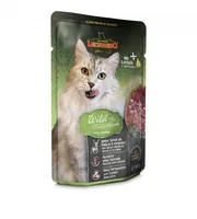 Leonardo Cat Food Nassfutter Wild & Heidelbeeren, 85 g - Tierbedürfnis: Haut & Fell - Geschmacksrichtung: Wild - Zertifikate: Keine Zertifizierung - Fleischsorte: Wild - Packungsgrösse: 85 g - Futtereigenschaft: Getreidefrei - Ohne künstliche Zusätze - Gl