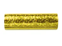 PartyDeco Holographic streamer, gold, 3.8m