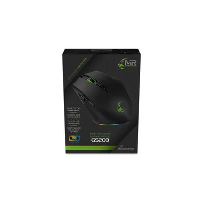 MediaRange Gaming-Maus 8-Tasten bis 5000dpi LED Beleuchtung
