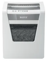 Leitz Bürogeräte Aktenvernichter IQ Office, P-4, bis zu 15 Blatt - Vernichtbare Aktentypen: Büroklammern - Papier - Schnittart: Partikelschnitt - Sicherheitsstufe: 4 - Schnittausgabe: 4 x 40 mm - Blattkapazität: 15 Seiten - Zufuhrautomatik: Nein
