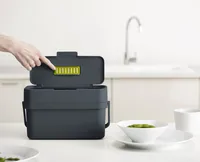 Joseph Joseph Compo 4 Bio Mülleimer grau