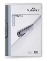 DURABLE Klemm-Mappe Duraswing 30 A4 transparent