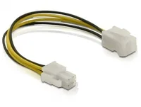 Delock Stromverlängerungskabel 4Pin - 4Pin CPU 15 cm - Kabeltyp: Verlängerungskabel - Stromanschluss Seite A: P4 4Pin CPU - Winkelstecker: Nein - Stromanschluss Seite B: P4 4Pin CPU - Kabellänge: 15 cm