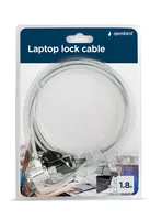 Gembird LK-K-01 cable lock Silver 1.8 m