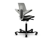 HÅG Bürostuhl Capisco Puls 8010 Tonerde - Produkttyp: Bürostuhl - Material Bezug: Polyester - Armlehnen: Nein - Material Fuss: Aluminium - Rückenart: Kunststoffrücken - Rollenart: Universalrollen