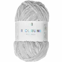 Rico Design Wolle Ricorumi Nilli Nilli Grau - Packungsgrösse: 1 Stück - Länge: 65 m - Material: Polyester - Detailfarbe: Grau - Waschbar bei: 30 °C - Nadelstärke: 3 mm