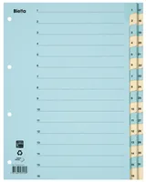 BIELLA Kartonregister 210g A4 46244300U blau/gelb 1-31
