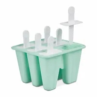 Relaxdays 4052025358228 moule à glace pour batonnet Turquoise, Blanc