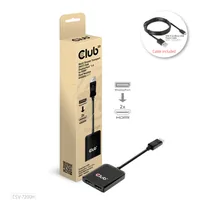 Club3D Multi Streaming Transport Hub 1xDP->2xHDMI Polybeutel