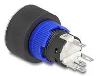 DeLOCK 22046 electrical switch Pushbutton switch Black, Blue, Silver, White