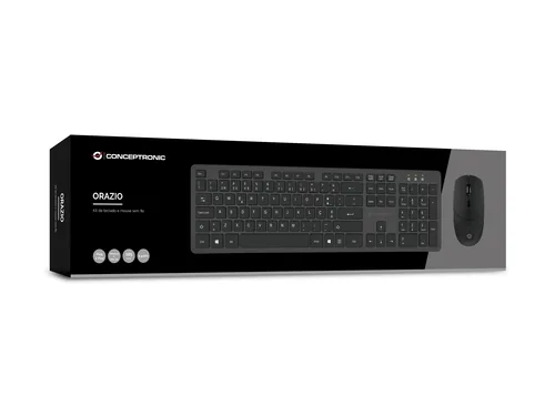 CONCEPTRONIC Wireless Tastatur Maus Layout PT schwarz