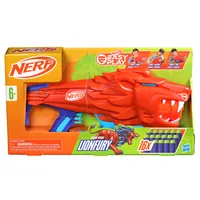 NERF Junior Wild Lionfury - Waffentyp: Gewehr - Altersempfehlung ab: 6 Jahren - Geschossart: Dart - Motorisierter Dartabschuss: Nein