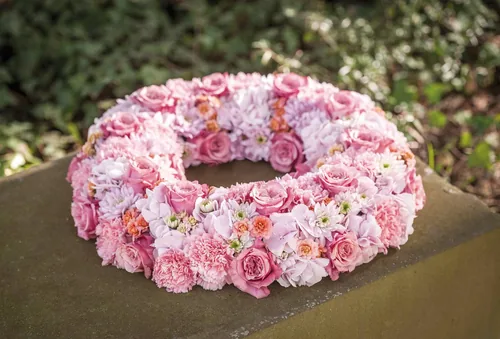 Opiflor Steckschaumkranz Ringo 40 cm - Detailfarbe: Grün