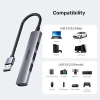 HUB Unitek H1208A USB-A / 3x USB-A 2.0, USB-A 3.0