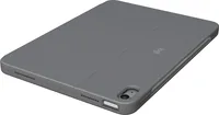 Logitech Combo Touch iPad Air 11 (M2/2024)/iPad Air 11 (M3/2025) - Verbindungsmöglichkeiten: Smart Connector - Tastaturlayout: QWERTZ (CH) - Kompatible Hersteller: Apple - Bildschirmdiagonale: 11 - Detailfarbe: Grau - Tablet Kompatibilität: iPad Air 11 (