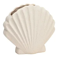 G. Wurm Vase Muschel 17 cm, Beige - Assortiert: Nein - Höhe: 17 cm - Detailfarbe: Beige - Detailmaterial: Keramik - Grundmaterial: Keramik