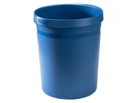 HAN Papierkorb Karma 18 l, Blau - Anzahl Behälter: 1 - Detailfarbe: Blau - Form: Rund - Fassungsvermögen: 18 l - Höhe: 35 cm - Material: Recycling-Kunststoff